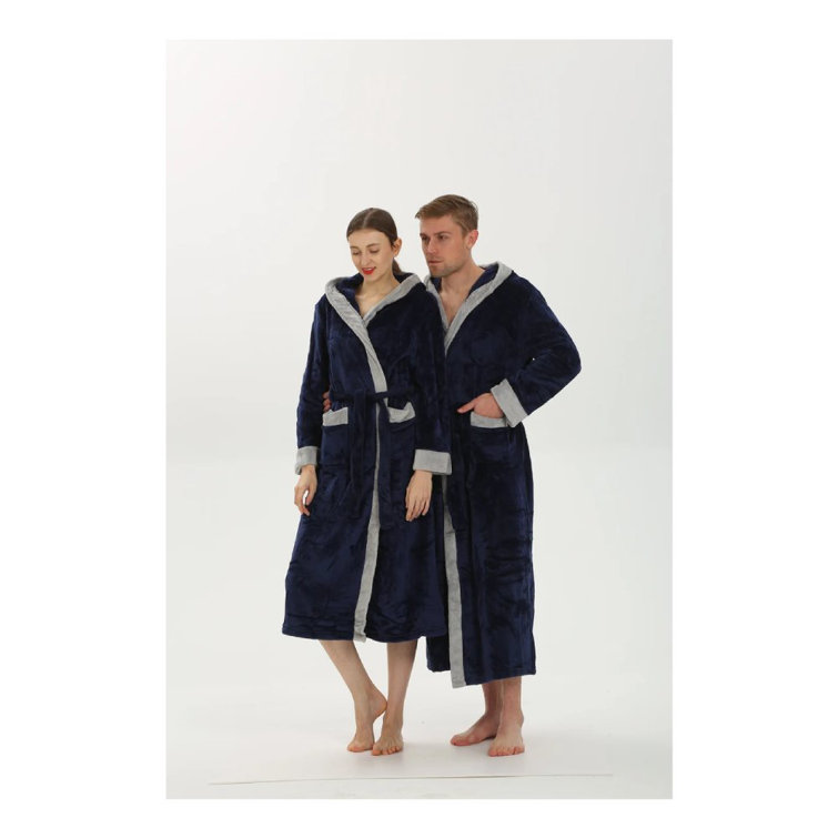 Personalized Passion Personalized Hooded Plush Robes Women Men